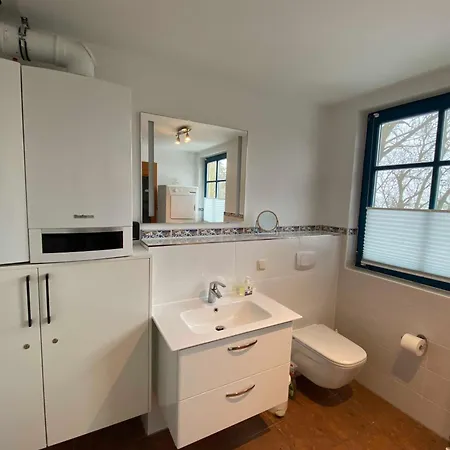 Reetdachhaus Eibe 2, Kaminofen, Sauna, 8 Personen, W-lan * Puddemin